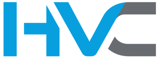 The current Harbor View Consulting mark: the letters H V C, with H and V in blue and C in grey